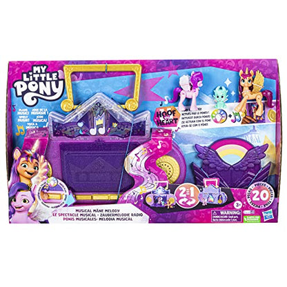 My Little Pony Toys: Make Your Mark Musical Mane Melody, 3 Hoof to Heart Figures, Doll Playsets and Interactive Toys for 5 Year Old Girls and Boys and Up, Lights & Sounds