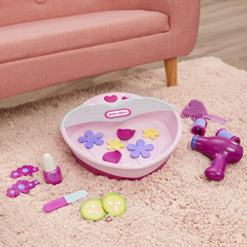 Little Tikes Play & Pamper Spa Set with 17 Accessories, Pretend Play Beauty Set.