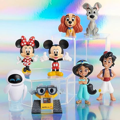 Disney100 Years of Love Celebration Collection Limited Edition 8-Piece Figure Pack, Officially Licensed Kids Toys for Ages 3 Up by Just Play