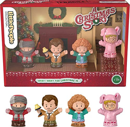 Little People Collector A Christmas Story Special Edition Figure Set in Display Gift Box for Adults & Fans, 4 Figurines (Amazon Exclusive)