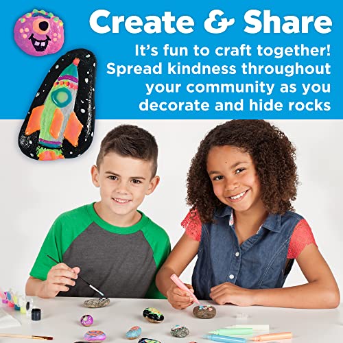 Creativity for Kids Glow in the Dark Rock Painting Kit - Ages 6+