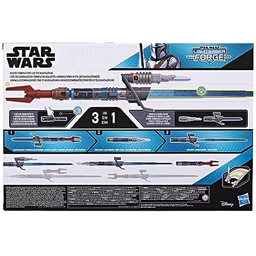 STAR WARS Lightsaber Forge Ultimate Mandalorian Masterworks Set, Officially Licensed Electronic Lightsaber Perfect for Halloween Costume, Toys for Boys and Girls, 4+