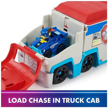 Paw Patrol: The Mighty Movie, Pup Squad Patroller Toy Truck, with Collectible Mighty Pups Chase Pup Squad Toy Car, Kids Toys for Boys & Girls Ages 3+