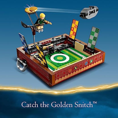 LEGO Harry Potter Quidditch Trunk 76416 Aged 9+; Open the Buildable Box to Reveal a Quidditch Playing Arena; Includes 4 Customizable Minifigures