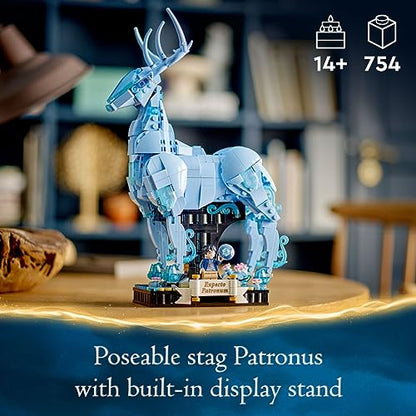 LEGO Harry Potter Expecto Patronum 76414 Collectible 2-in-1 Building Set.