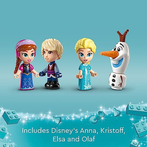 LEGO Disney Frozen Anna and Elsa’s Magical Carousel 43218 with Elsa, Anna and Olaf.