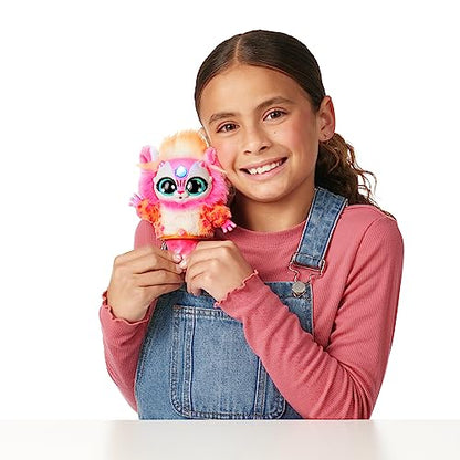 Magic Mixies Magic Genie Lamp with Interactive 8" Pink Plush Toy and 60+ Sounds and Reactions. Perform The Magic Steps to Unlock a Magic Ring and Reveal a Pink Genie Mixie from The Real Misting Lamp