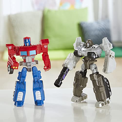 Transformers Toys Heroes and Villains Optimus Prime and Megatron 2-Pack Action Figures -7-inch (Amazon Exclusive)