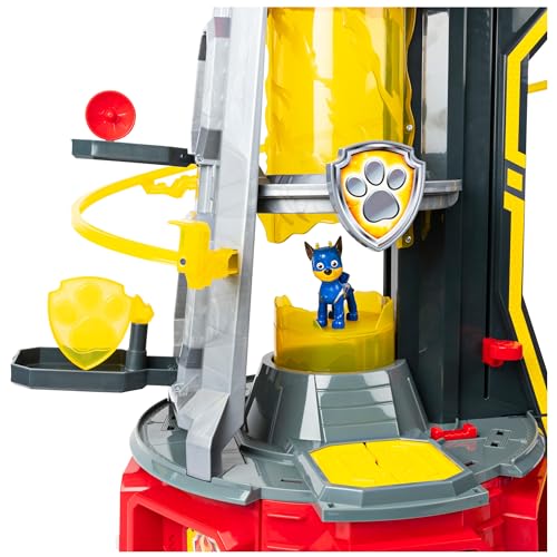 Paw Patrol, Mighty Lookout Tower with 4 Exclusive Bonus Action Figures, Toy Car, Lights and Sounds (Amazon Exclusive), Kids Toys for Ages 3 and up