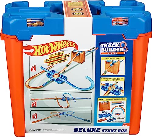 Hot Wheels Track Builder Stunt Box Toy Set Ages 6 to 12