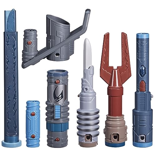 STAR WARS Lightsaber Forge Ultimate Mandalorian Masterworks Set, Officially Licensed Electronic Lightsaber Perfect for Halloween Costume, Toys for Boys and Girls, 4+