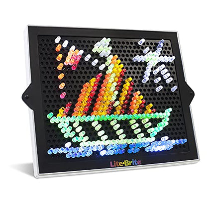 Lite Brite Ultimate Classic, Light up creative activity toy, Gifts for girls and boys ages. Educational Learning, Fine Motor Skills 8" x 10.25" x 1.5"