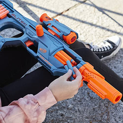 NERF Elite 2.0 Eaglepoint RD-8 Blaster - 8-Dart Drum, Detachable Scope and Barrel, 16 Official Elite Darts, Bolt Action.