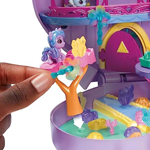 My Little Pony Mini World Magic Compact Creation Bridlewood Forest Toy, Buildable Playset with Izzy Moonbow for Kids Ages 5 and Up