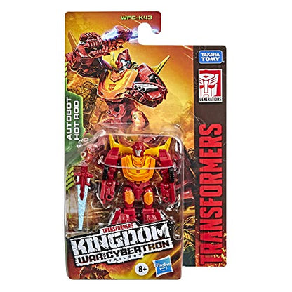 Transformers Toys Generations War for Cybertron: Kingdom Core Class WFC-K43 Autobot Hot Rod Action Figure