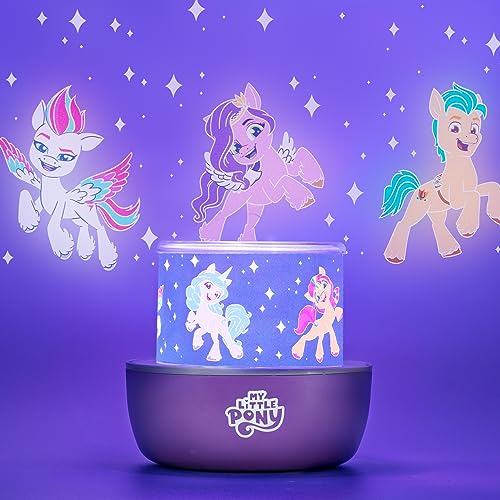 Projection Light - My Little Pony Interchangeable Scenes, MLP Night Light and Decoration for Walls and Ceiling