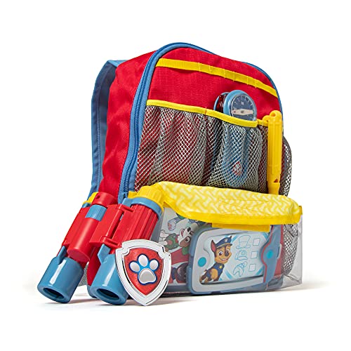 Melissa & Doug PAW Patrol Pup Backpack Role Play Set (15 Pieces) - PAW Patrol Adventure Pack, Toys, Pretend Play Outdoor Gear