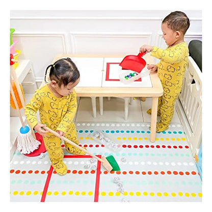 Melissa & Doug Let's Play House Dust! Sweep! Mop! 6 Piece Pretend Play Set - Kids Broom And Mop Set For Ages 3+