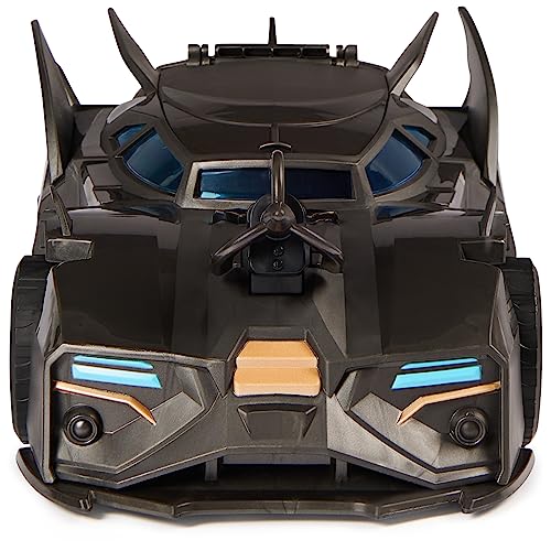 DC Comics, Crusader Batmobile Playset with Exclusive 4-inch Batman Figure, 3 Super-Villain Paper Figures, Kids Toys for Boys and Girls Ages 4+