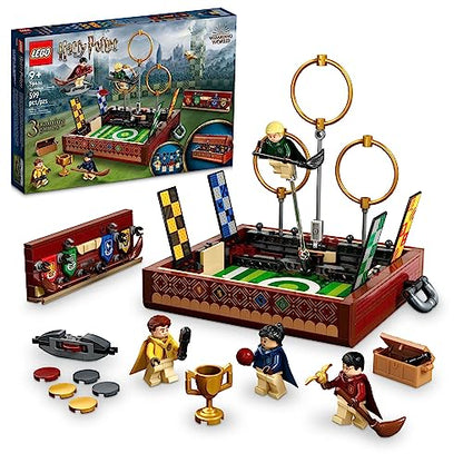 LEGO Harry Potter Quidditch Trunk 76416 Aged 9+; Open the Buildable Box to Reveal a Quidditch Playing Arena; Includes 4 Customizable Minifigures