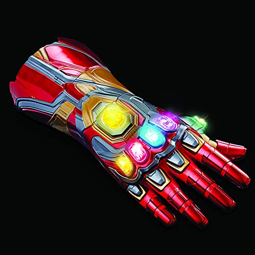 Avengers Marvel Legends Series Iron Man Nano Gauntlet Articulated Electronic Fist with Lights , Authentic Movie Sounds and Removable Infinity Stones