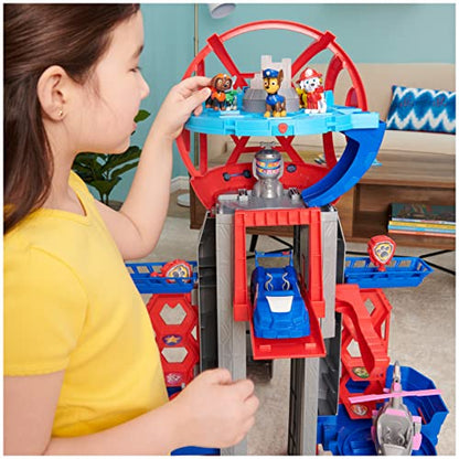 Paw Patrol, Movie Ultimate City 3ft. Tall Transforming Tower with 6 Action Figures, Toy Car, Lights and Sounds, Kids Toys for Ages 3 and up