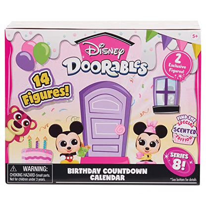 Disney Doorables Countdown to Birthday Calendar, Collectible Blind Bag Figures, Officially Licensed Kids Toys for Ages 3 Up, Amazon Exclusive