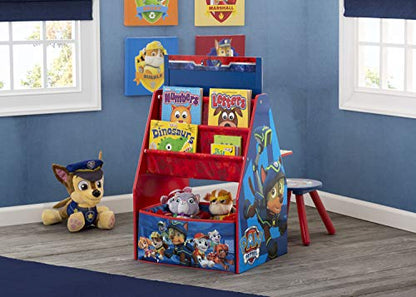 Delta Children Kids Easel and Play Station – Ideal for Arts & Crafts, Homeschooling and More, Nick Jr. PAW Patrol - Greenguard Gold Certified, Drawing & Deluxe Toy Box, PAW Patrol