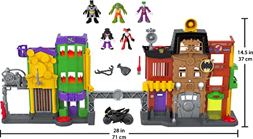 Imaginext DC Super Friends Batman Playset Crime Alley with Character Figures & Accessories for Pretend Play Ages 3+ Years (Amazon Exclusive)