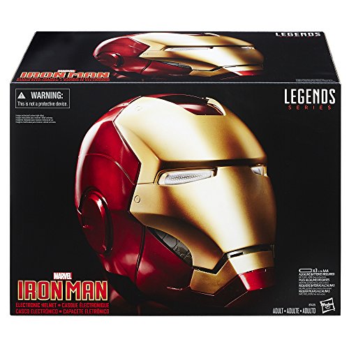 Avengers Marvel Legends Iron Man Electronic Helmet - Multicolor