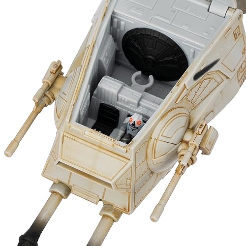 STAR WARS Micro Galaxy Squadron at-at Walker (Endor) Amazon Exclusive - 10-Inch Vehicle with Lights, Sounds, Action Zones, and Accessories (Toys for Kids Ages 8 and Up)