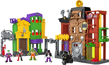 Imaginext DC Super Friends Batman Playset Crime Alley with Character Figures & Accessories for Pretend Play Ages 3+ Years (Amazon Exclusive)