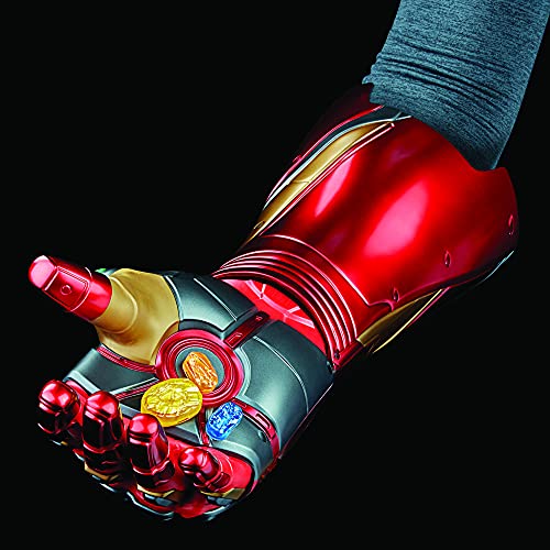 Avengers Marvel Legends Series Iron Man Nano Gauntlet Articulated Electronic Fist with Lights , Authentic Movie Sounds and Removable Infinity Stones