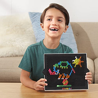 Lite Brite Ultimate Classic, Light up creative activity toy, Gifts for girls and boys ages. Educational Learning, Fine Motor Skills 8" x 10.25" x 1.5"