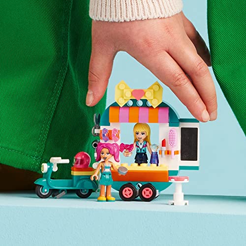 LEGO Friends Mobile Fashion Boutique Shop and Hair Salon Playset 41719 with Stephanie Mini-Doll