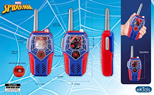 eKids Spiderman Toy Walkie Talkies for Kids.