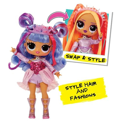 L.O.L. Surprise! Tweens Surprise Swap Fashion Doll Buns-2-Braids Bailey with 20+ Surprises Including Styling Head and Fabulous Fashions and Accessories – Great Gift for Kids Ages 4+