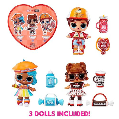 L.O.L. Surprise! Loves Mini Sweets S3 Deluxe- Tootsie- with 3 Dolls, Accessories, Limited Edition Dolls, Candy Theme, Tootsie Theme, Collectible Dolls- Great Gift for Girls Age 4+