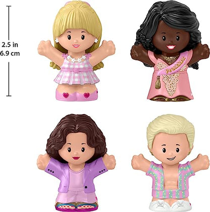 Little People Collector Barbie: The Movie Special Edition Set in Display Gift Package for Adults & Fans, 4 Figures