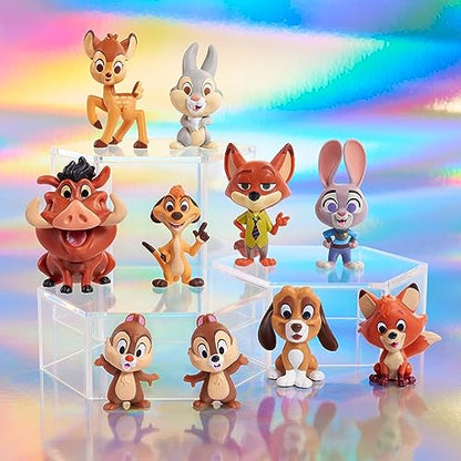 Disney D100 Celebration Figure Pack - Furry Friendships, Kids Toys for Ages 3 Up