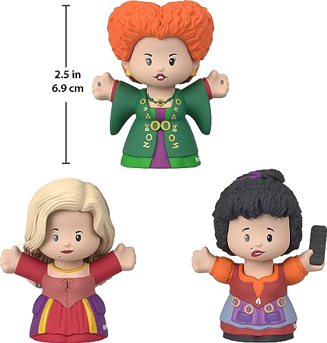 Little People Collector Disney Hocus Pocus Figure Set with Winifred Sarah and Mary Sanderson in a Display Gift Box for Fans