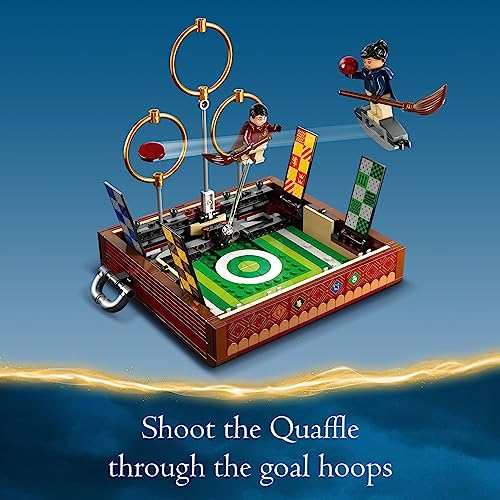 LEGO Harry Potter Quidditch Trunk 76416 Aged 9+; Open the Buildable Box to Reveal a Quidditch Playing Arena; Includes 4 Customizable Minifigures