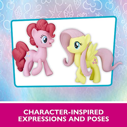 My Little Pony: Friendship is Magic Toy Meet The Mane 6 Collection Set - 6 Pony Figures Including Twilight Sparkle, Kids Ages 3 and Up (Amazon Exclusive)