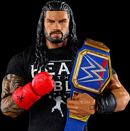 Mattel WWE Roman Reigns Top Picks Elite Collection Action Figure, Articulation & Life-Like Detail, Interchangeable Accessories, 6-Inch