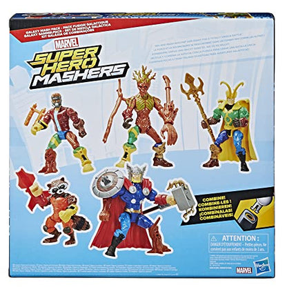 Marvel Super Hero Mashers Thor and Guardians of the Galaxy Pack (Amazon Exclusive)