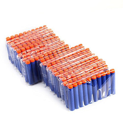 200 Nerf N Strike Blaster Compatible Dart Bullets, Compatible with All Elite 2.0 Series Blasters Blue