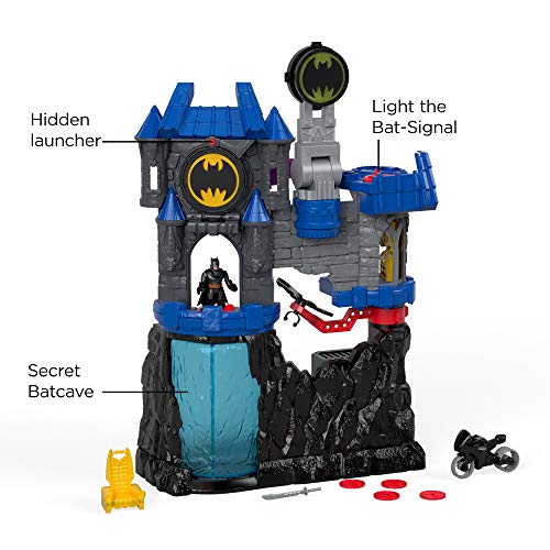 Fisher-Price Imaginext DC Super Friends Batman Toy,Wayne Manor Batcave Playset with Batman Figure & Accessories (Amazon Exclusive)