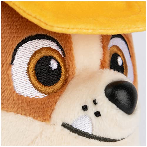 GUND Official PAW Patrol Rubble in Signature Construction Uniform Plush Toy, Stuffed Animal for Ages 1 and Up, 6" (Styles May Vary)