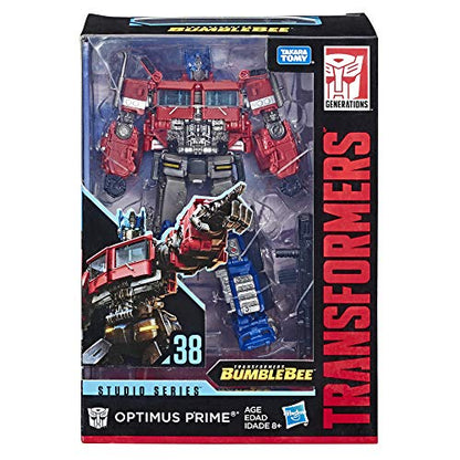 Transformers Toys Studio Series 38 Voyager Class Bumblebee Movie Optimus Prime - 6.5-inch