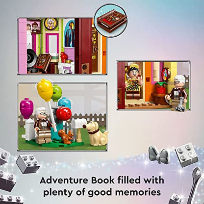 LEGO Disney and Pixar ‘Up’ House 43217 for Disney 100 Celebration, Disney Toy Set for Kids and Movie Fans Ages 9 and Up, a Fun for Disney Fans and Anyone who Loves Creative Play